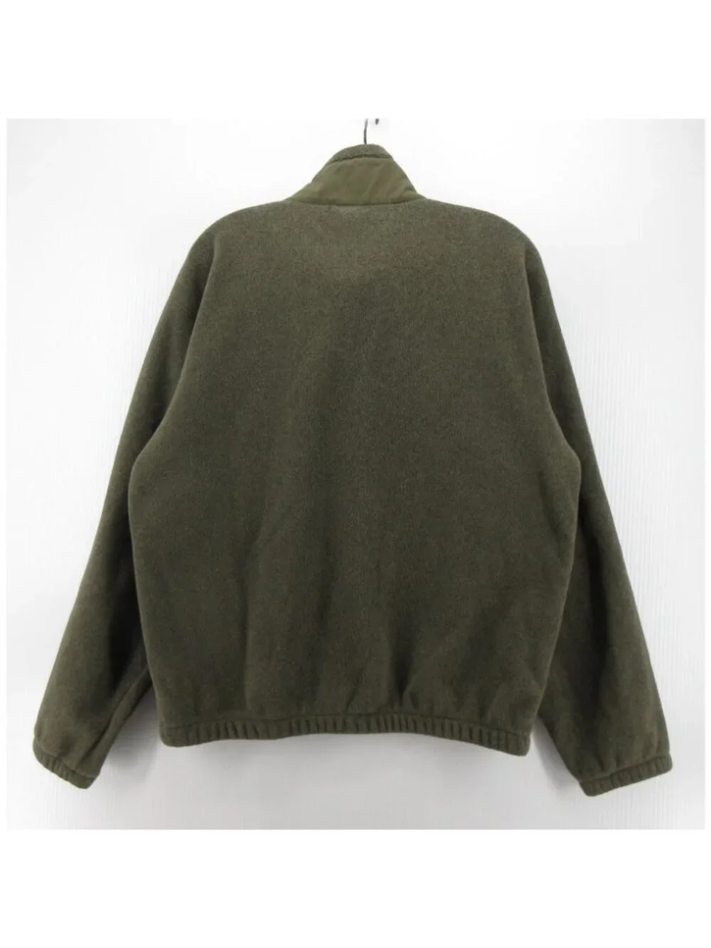 VINTAGE LL Bean Jacket Small Fleece Bomber Coat Full Zip USA Made 90s